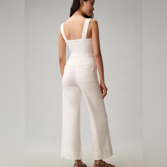 Anthropologie Maeve The Colette Portside Jumpsuit Womens Size 0 Petite Jumper - Picture 2 of 11